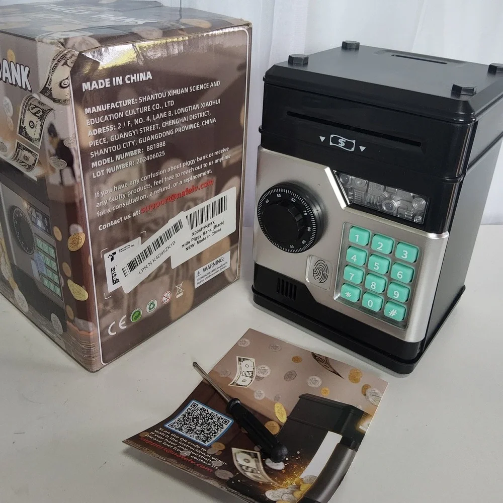 Piggy Bank, Automatic Electronic Piggy Bank for Kids Boys‎ Girls